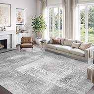 zesthome 8x10 Area Rugs for Living Room, Non-Slip Backing Washable Rugs, Vintage Large Area Rug, Sta