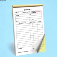 APPORTUNIAPY Invoice Receipt Book, Tear- 2-Part Forms Duplicate Invoice Book, Compact Signature Line