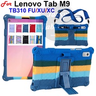 For Lenovo Tab M9 9 inch Silicone Soft Shockproof Case TB311FU TB311XU TB311XC Stand Cover