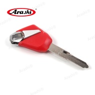 Arashi 34mm Motorcycle Uncut Blade Blank Key For KAWASAKI Z1000 Z-1000 Z1000 2014 2015 Accessories