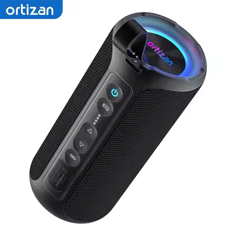 Ortizan Bluetooth Speaker, 40W Peak Outdoor Portable Loud Speakers Wireless with Deep Bass, USB/AUX/