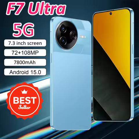 2026 HOT NEW Tablet For F7 Ultra 7.3inch HD Android 22GB+2TB 7800mAh Battery 5G Dual Card Cheap 72MP