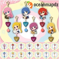 OCEANMAPDZ Gotoh Hitori Keychain, Guitarhero Bocchi BOCCHI THE ROCK Keychain, Fashion Guitar Pick Ij