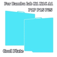 Cool Plate P2S Build Plate 257x257mm Double Sided Heated Bed Build Plate For Bambu Lab P1P P1S A1 X1