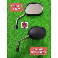 Yamaha side mirror CHROME STEM