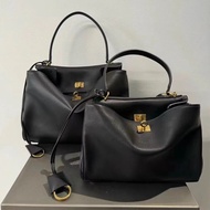 Genuine Genuine Leather Large-Capacity Tote Bag Women's Shoulder Messenger Commuter Bag Underarm Bag