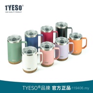 Tyeso Cross-Border tyeso Coffee Cup Office Mug Stainless Steel Thermos Cup Heat Insulation Handle Va