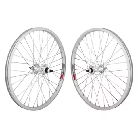 Wheel Set 20 x 1.75 Wheel Master Silver 36H for BMX Bikes with 3 8 FW Hub and 14g UCP Spokes Ideal f