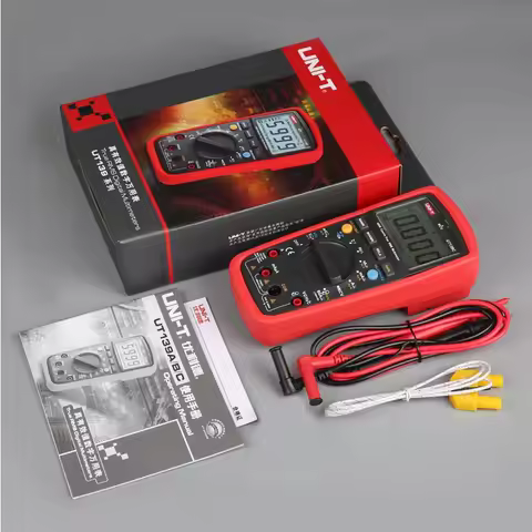 UNI-T UT139C UNIT Digital Multimeter Auto Range True RMS Meter Capacitor Tester Handheld 6000 Count 