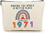 45th 46th 47th 48th 49th 51th 52th 53th 54th Birthday Gifts for Her Women Makeup Bag, 1979 1978 1977