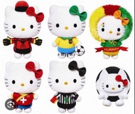 Hello Kitty K-League World Cup 世界盃足球 6隻公仔