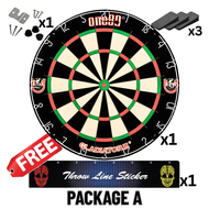 ONE80 STEEL TIP DARTBOARD - GLADIATOR G3 PLUS / G4 SURGE WDF TOURNAMENT BRISTLE DART BOARD