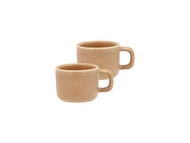 丹麥 VILLA COLLECTION 粗陶咖啡杯/ 淺褐色/ 100ml