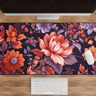 Floral Desk Mat | Flower Mouse Pad | Botanic Desk Mat | Blossom Desk Pad | Floral Office Mat | Bloom Mouse Mat | Vibrant Office Accessory