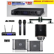 s1432 PAKET SOUND SYSTEM KARAOKE FULL SET JBL ORIGINAL TOP