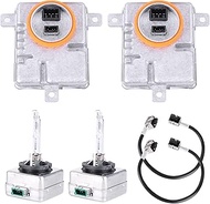 Xenon HID Ballast Control Unit with Igniter&D3S Bulb W003T21971 for Chrysler 300 3.6L 5.7L 6.4L Repl