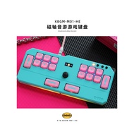 Model Baharu 2026 OSU/DJMAX/Muse Dash/EZ2ON Papan Kekunci Permainan Mini Mudah Alih dengan Suis Magn