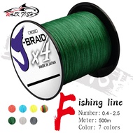 500M 4 Braided Fishing Line PE Line 10lb -30lb Japan PE braided line Floating Line 7 Colors for Choo