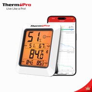 ThermoPro TP350 Digital Thermometer And Hygrometer Bluetooth 80 Meters Provides Real-Time Morning Gl