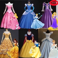 cosplay costume adult movie costume Halloween Costume - Adult Disney Princess Dress (Snow White, Cin