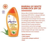 (SIAP KIRIM)Marina Sunblock SPF 30 Marina UV White 185ml Extra SPF30 Anti Pollution 92 ml Body Lotio