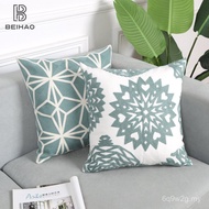 All Cotton Embroidery Factory Cushion Car Hug Source Head Decoration Sofa Embroidery Pillow Towel Lu