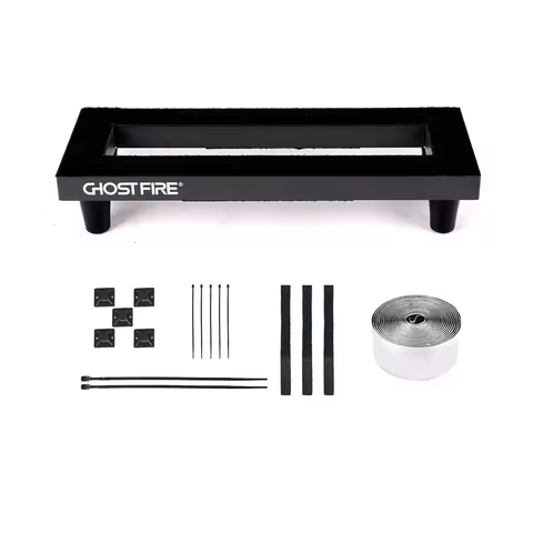 Ghost Fire Aluminum Alloy 0.8lb Super Light Guitar Pedal Board Effect Pedalboard