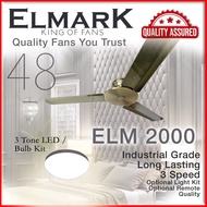 Ceiling Fan Elmark ELM2000 International Brand Taiwan Made