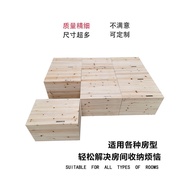 HY-# 5H6SWholesale Tatami Wooden Box Bed Storage Box Solid Wood Storage Box Drawer Windows and Cabinets Deck Bed Combina