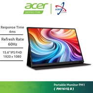 ACER PM161QT B (TOUCH) / PM161Q B / PM161Q 15.6" IPS FHD TYPE-C PORTABLE MONITOR - (60HZ/FREESYNC/TY