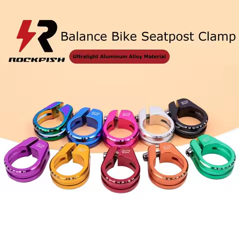 Rockfish Push Bike Seatpost Clamp AL6061-T6 Kid's Balance Bicycle Seat Tube Clamp Sliding Bike 22.2/