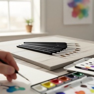 11pcs Mini Detail Paint Brush Set Fine Tip for Watercolor Oil Acrylic Nail Art Face Model Painting L