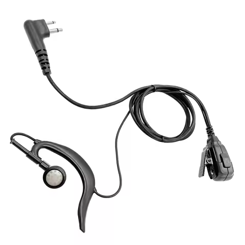 Big PTT Type G Headphones, Walkie Talkie Headset, Earpiece Microphone for Motorola GP300,GP308,GP280