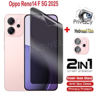 Screen Protector For Oppo Reno14 F 14F 14 Pro Reno14F Reno14Pro 5G 2025 Privacy Hydrogel Film Anti-S