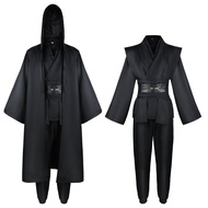 Adult Star Wars Costume The Last Jedi Luke Skywalker Cosplay Outfit Anakin Skywalker Black Cloak Top