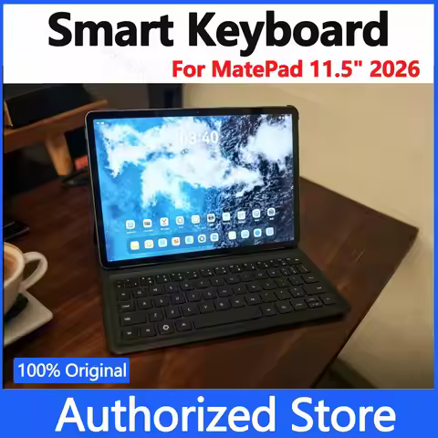 HUAWEI MatePad 11.5-inch 2026 Smart Keyboard, Classic Black Magnetic Keyboard Case for Huawei MatePa