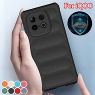 Shockproof Silicone Case For iQOO Z10 Turbo Pro Neo 10 5G Plain Soft TPU Phone Casing Simple Solid C