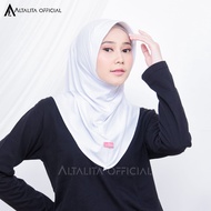 Altalita - Kerudung Sport Khimar Instan All Size Ukuran S M L | Hijab Sekolah Instan Menutup Dada pe