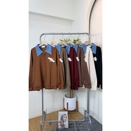 Jeans collar sweater / B5096 / B5108