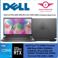 Dell G15 5511 4085-3050-W11 15.6" FHD 120Hz Gaming Laptop Grey ( I5-11400H, 8GB, 512GB SSD, RTX3050 