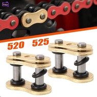 Motorcycle Chain Joint Connector with Rubber O-Ring Replacement 520 525 Oil Seal Chain Master Link M