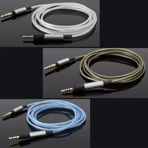 Silver Plated Audio Cable For beyerdynamic DT 240 Pro DT240Pro headphones