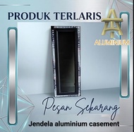 jendela aluminium 50x120 casement grosir