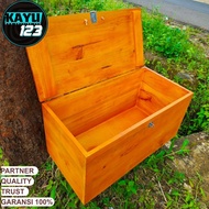 Wooden Box 80x50x30 cm Crate Multipurpose Storage