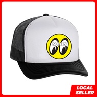 Mooneyes Topi Motorcycle Custom Cafe Adjustable Trucker Cap