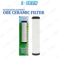 10 OBE Ceramic Filter Replacement Ceramic Filter Flat Mount - 0.9 Micron