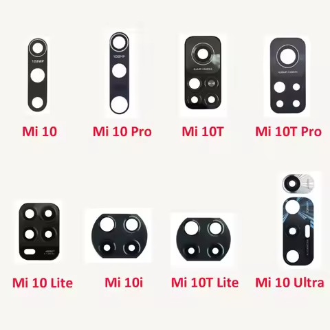Rear Back Camera Lens Glass For Xiaomi Mi 10 Lite 5G Mi10 Lite M2002J9G M2002J9S Mi10 Lite Ultra Pro
