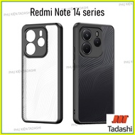 Ốp lưng Redmi Note 14 4G Note 14 Pro 4G/ 5G Note 14 Pro Plus 5G Viền Dẻo TPU Đen Lưng Cứng Phủ Mờ Ch