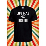 Life Has No Ctrl Z T Shirt Gamers Men Mens Unisex Baseball T Shirt Top 3152