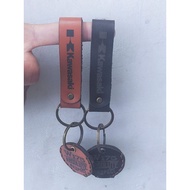 GANTUNGAN Custom Leather Keychain kawasaki W175 | Classic Distro Motorcycle Keychain | Laser Engrave